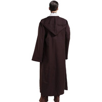Capa de Mago de la muerte para Halloween, disfraz de monje con capucha, batas de estrellas, chaqueta con capucha, capa, Darth Vader, disfraz de adulto medio, Coldker