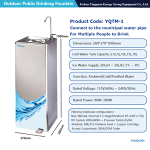 Bebederos de <span class=keywords><strong>Agua</strong></span> Independientes de Acero Inoxidable con Dispensador de <span class=keywords><strong>Agua</strong></span> Fría Operado con Pedal para Uso en Hospitales y Exteriores - Product Image 4