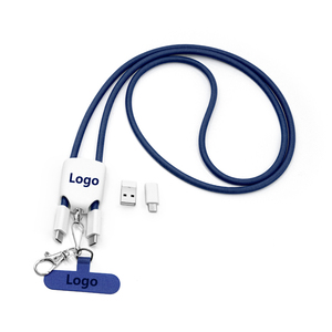 Cordon tour <span class=keywords><strong>de</strong></span> cou anti-perte avec patch <span class=keywords><strong>de</strong></span> fixation, transfert <span class=keywords><strong>de</strong></span> données 4-en-1, câble <span class=keywords><strong>de</strong></span> charge pour téléphone portable compatible iPhone 15 Pro Max. - Product Image 2