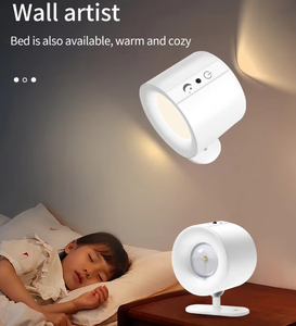 La <span class=keywords><strong>lampada</strong></span> <span class=keywords><strong>da</strong></span> <span class=keywords><strong>parete</strong></span> <span class=keywords><strong>a</strong></span> LED <span class=keywords><strong>da</strong></span> comodino della camera <span class=keywords><strong>da</strong></span> letto è ricaricabile <span class=keywords><strong>a</strong></span> <span class=keywords><strong>batteria</strong></span> Wireless360-degree <span class=keywords><strong>lampada</strong></span> <span class=keywords><strong>da</strong></span> <span class=keywords><strong>parete</strong></span> magnetica Cordless rotante - Product Image 6