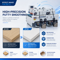 Mesin Pelapis UV Putty Roller CNC Cerdas untuk Persiapan Permukaan Furnitur di Pabrik Skala Besar