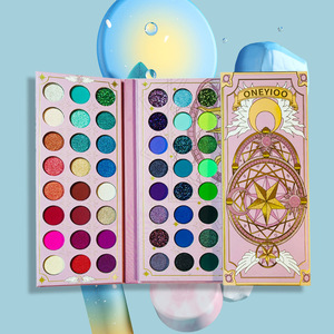 Juego de sombras de ojos con espejo para niños, libro de colorear de maquillaje, juego de maquillaje cosmético