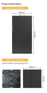 Affichage numérique extérieur P2.976 haute luminosité et écran vidéo LED, support d'affichage publicitaire LED, écran d'affichage LED - Product Image 2