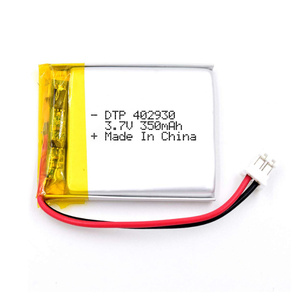 350mAh pin hoạt động đèn Mặt dây 3.7V dtp402930 LiPo pin ngoài trời - Product Image 4
