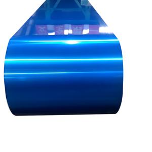 Rollo de aluminio recubierto de color resistente a los rayos UV, Material de pared de cortina de techo ligero para transporte, servicio de doblado, forma de bobina