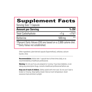 Cápsulas de Berberina Hcl de 500 mg, Extracto Herbal de Marca Privada OEM, Suplemento Natural de Clorhidrato de Berberina para Adultos - Product Image 3