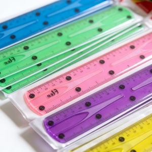 Juego de reglas flexibles de 20cm, regla de plástico, juego de reglas irrompibles, regla suave y flexible, juego de reglas transparentes, regalo promocional, regla suave - Product Image 3