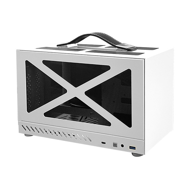 Mini-ITX Full Tower Acrylic Case Portable Compact Office DIY Simple Empty Case Mini Case Compact Beautiful Case Lightning Mouse