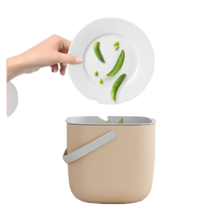 Thân Thiện Với Môi Pp Nhựa Nhà Bếp Phân Hữu Phân Bin Đứng Lưu Trữ Xô Với Bên Trong Xô Với Nắp Khô-Ướt Tách - Product Image 6