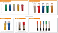 PSB LED indicateur ampoule BI-POLAR lampe miniature PSB 24X-LED MG6 BA7S T5.5 T6.8 MF T1-3/4 Midget cale T3.25 28V 120V