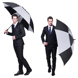 Unique Design Best Price Semi Automatic Straight <b>Umbrellas</b> Customizable for Outdoor Travel Bigger Double Automatic Golf <b>Umbrella</b> - Product Image 6