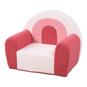 Children's Plush <b>Sofa</b> Chair 54x45x40 Cm With Armrests For 2-4 Years <b>Kids</b> Reading Seat Soft Fabric High Elastic Foam Filling - Product Image 3