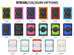 Rotation à 360 ° pour <span class=keywords><strong>iPad</strong></span> <span class=keywords><strong>9</strong></span>.7/<span class=keywords><strong>Pro</strong></span> <span class=keywords><strong>9</strong></span>.7/10.2 <span class=keywords><strong>pouces</strong></span> housses étuis Air 2/5th/6th/7th/8th/9th sangle de conception antichoc pour épaule/main - Product Image 6