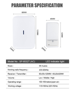 Usine Cinétique Anneau Carillon En Gros Sans Batterie Sonnette Auto Alimenté Sonnette Générateurs Électriques Sonnette Cinétique - Product Image 4