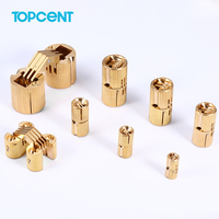 Kpytopcent — charnières de meubles en laiton, 8-18m, mini-charnière cylindrique antique, invisible pour boîte-cadeau en bois