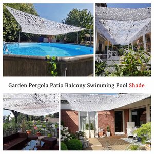 <span class=keywords><strong>Filet</strong></span> <span class=keywords><strong>de</strong></span> <span class=keywords><strong>camouflage</strong></span> blanc respirant en polyester pour jardin, <span class=keywords><strong>pergola</strong></span>, balcon, voiture, camping, décoration <span class=keywords><strong>de</strong></span> fête - Product Image 6