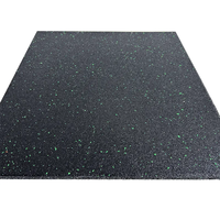 Plancher en caoutchouc de gymnastique 15mm d'épaisseur tout en caoutchouc fin de meilleure qualité pour l'utilisation en zone de sport imperméable et insonorisé