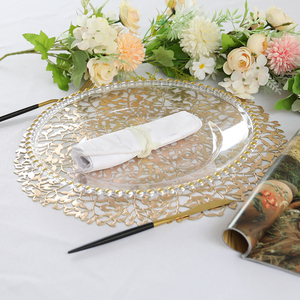 Mantel Individual de hoja de olivo hueco de vinilo, PVC de Mantel Individual, manteles decorativos para mesa de comedor, juegos de fiesta en casa - Product Image 3
