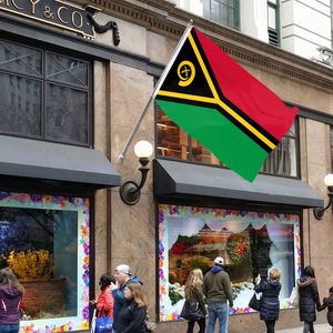 3x5FT Polyester Cheap Price Vanuatu Country <b>Flag</b> and National <b>Flag</b> With Two Grommets - Product Image 3