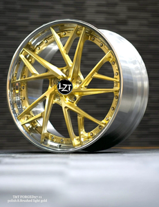 LZT-401 Cerchi Forgiati Personalizzati 5X112 5X120 5X114.3 20 22 24 Pollici Cromati Oro Rosa per <span class=keywords><strong>Maserati</strong></span> Lamborghini Corvette Lexus Audi - Product Image 5
