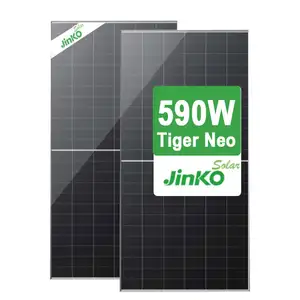 New Arrival Jinko Tiger Neo N-type 72HL4 570-590 Watt 575w 580w PV Modules solar panels for solar energy system