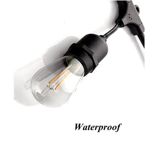 E26 E27 Ổ Cắm <span class=keywords><strong>S14</strong></span> Filament <span class=keywords><strong>LED</strong></span> Bóng Đèn Chống Thấm Nước Kỳ Nghỉ Giáng Sinh Ngoài Trời Trong Nhà Bên Thương Mại Đèn Dây Trang Trí Patio - Product Image 3
