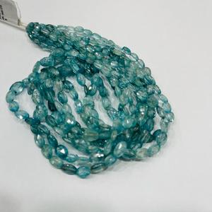 ลูกปัดเพชรเซอร์คอนทรงหยดน้ำสีฟ้าธรรมชาติ - Product Image 5