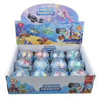 Jouet éducatif en blocs de construction en plastique ABS de la marque XINGLE, modèle d'animaux sous-marins à l'échelle 1:8, lot de 12 pièces pour les enfants de 5 à 7 ans, vente chaude