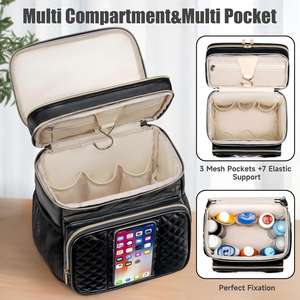 Bolsa de Maquillaje Impermeable de Gran Capacidad, Bolsa de Aseo de Viaje, Organizador para Mujeres y Hombres, Estuche de Almacenamiento para Artículos Esenciales de Baño y Cosméticos - Product Image 5