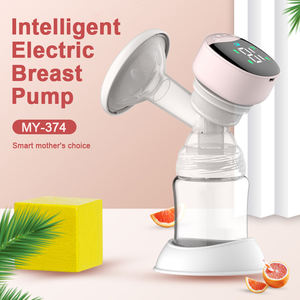 Bomba <span class=keywords><strong>de</strong></span> leche materna <span class=keywords><strong>de</strong></span> silicona portátil integrada y eléctrica <span class=keywords><strong>de</strong></span> una sola mano <span class=keywords><strong>con</strong></span> 4 modos Material PP <span class=keywords><strong>de</strong></span> grado alimenticio - Product Image 2