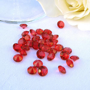 Vermelho casamento decoração <span class=keywords><strong>scatter</strong></span> mesa cristais diamantes acrílico confete - Product Image 1