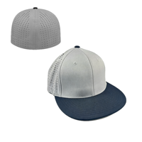 Nouvelle casquette de baseball ajustée unisexe, imperméable, découpée au laser, respirante et perforée, style streetwear sportif, pour le golf