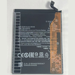 <span class=keywords><strong>Batterie</strong></span> BN46 en gros pour Xiaomi <span class=keywords><strong>Redmi</strong></span> <span class=keywords><strong>Note</strong></span> 8/<span class=keywords><strong>Note</strong></span> <span class=keywords><strong>8T</strong></span>/7/<span class=keywords><strong>Note</strong></span> 6, <span class=keywords><strong>batterie</strong></span> de remplacement rechargeable au lithium-ion polymère pour téléphone portable - Product Image 1