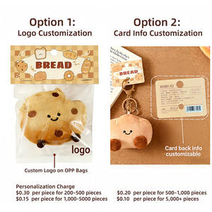 Porte-clés en peluche chat, pendentif de sac, petits accessoires, dessin animé mignon, cadeau pour fille, vente en gros, cordon décoratif, adorable pour enfants - Product Image 3