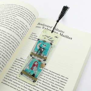 Christmas Nightmare Jack Sally Acrylic Bookmark Tassel & Anime Styles Popular Halloween Christmas Gift Europe America Made China