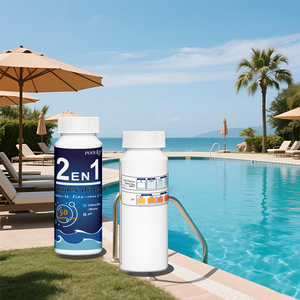 Reykon ชุดทดสอบน้ำแบบ2-in-1ใช้ในครัวเรือนเครื่องวัดค่า <span class=keywords><strong>pH</strong></span> สำหรับก๊อกอาบน้ำกลางแจ้งตั้งแคมป์วัสดุพลาสติกปรับแต่งได้ - Product Image 4