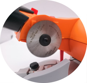 Taglio da banco sega <span class=keywords><strong>Ini</strong></span> mitra Chop Saw per artigianato in plastica di legno per taglio alberi a freccia in carbonio, regolabile Max 45 ° - Product Image 5