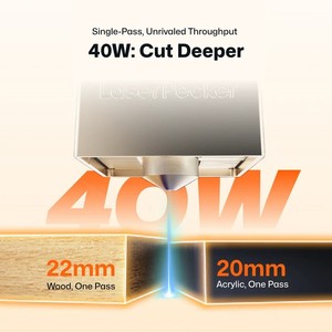 Machine de gravure et de découpe laser LaserPecker LX2 20W pour le bois, l'acrylique, les cadeaux et les produits personnalisés - Product Image 3