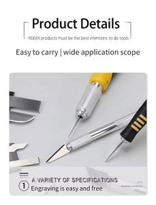 Ensemble <span class=keywords><strong>de</strong></span> couteaux <span class=keywords><strong>de</strong></span> charpentier <span class=keywords><strong>en</strong></span> alliage d'aluminium durable Couteaux à découper à la main pour la sculpture sur <span class=keywords><strong>bois</strong></span> et le travail du <span class=keywords><strong>bois</strong></span> - Product Image 4