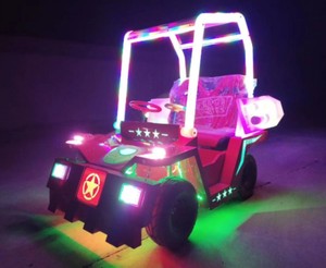 Voiture tamponneuse électrique Captain America lumineuse à LED, jouet pour enfants pour parc d'attractions - Product Image 3