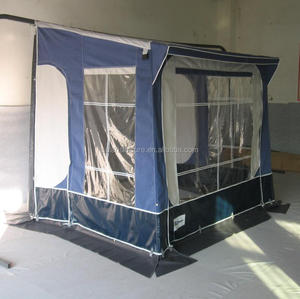 Không khí chặt chẽ Inflatable Caravan <span class=keywords><strong>RV</strong></span> Camper mái hiên tán cắm trại Lều 390 mái hiên không khí cho Caravan - Product Image 5