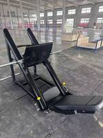 Presse à jambes à charge libre pour salle de sport professionnelle, équipement de musculation robuste pour le bas du corps, machine d'entraînement de force linéaire à 45 degrés