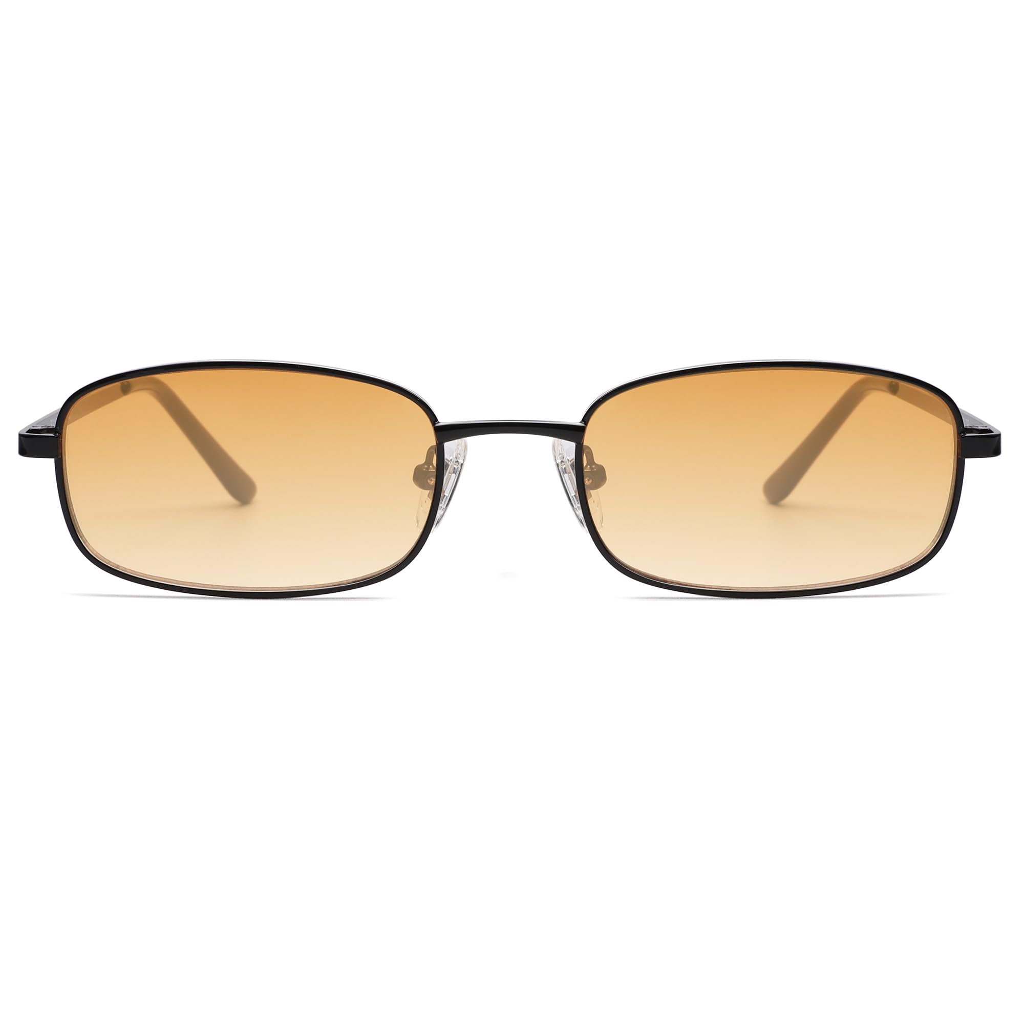 SOJOS Retro Rectangle Polarized Sunglasses - Y2K 90s Style, UV400 Protection, Unisex