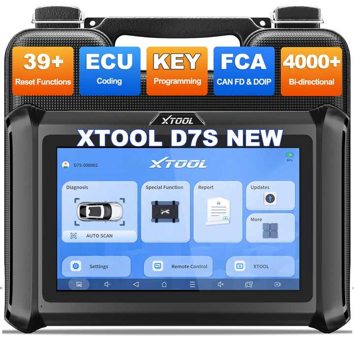 XTOOL D7S OBD2 Full System Scan Diagonist Tool Universal Key Decoder ...