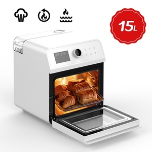 Friggitrice elettrica con rivestimento in acciaio inox a vapore caldo forno No olio digitale Freidora De Aire per uso domestico cucina - Product Image 2