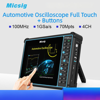 Osciloscopio Automotriz Micsig con Pantalla Táctil, Herramienta de Diagnóstico para Autos, Ancho de Banda de 100-300MHz para Reparación Automotriz
