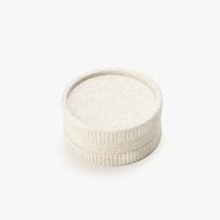 Broyeur à herbes écologique et biodégradable 55 mm à 2 couches, avec logo personnalisé, déchiqueteur manuel de tabac, accessoire pour fumeurs, vente en gros
