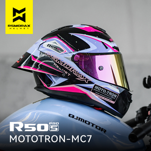 RSMORAX 男女兼用 R50Spro レーシングヘルメット「ブルームス」デザイン フルフェイス・オープンフェイス キッズ用 バイクヘルメット ABS素材 新品 - Product Image 5