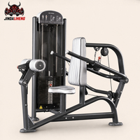 Machine de musculation des triceps à pression assise, équipement de force pour le haut du corps, idéale pour les salles de sport commerciales et les centres de fitness