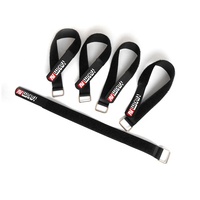 Sangles de fixation réutilisables pour câbles, attaches à boucles auto-agrippantes, sangles de serrage avec boucle métallique